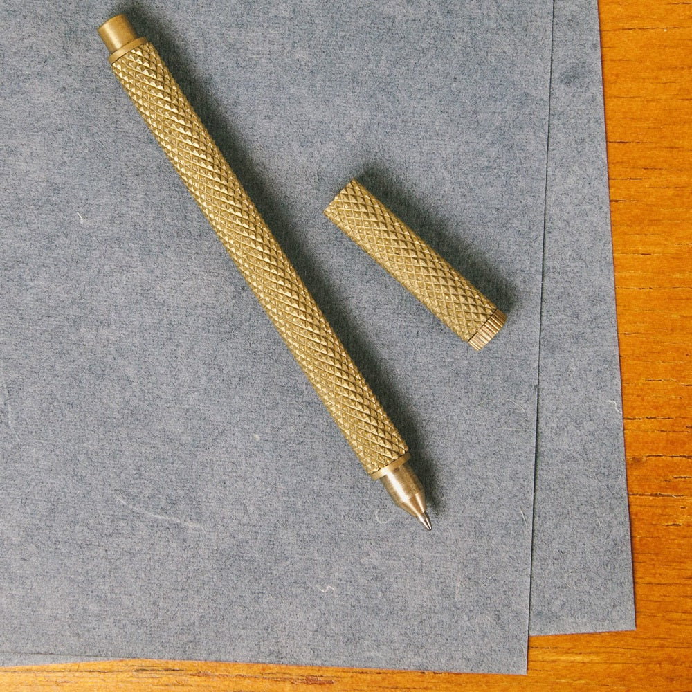 Messing pen Gekarteld | Balpen