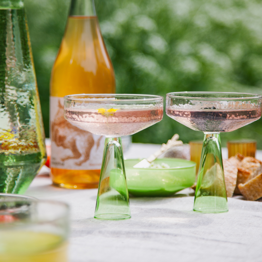 Champagne Coupe Claude | set van 2 | groen