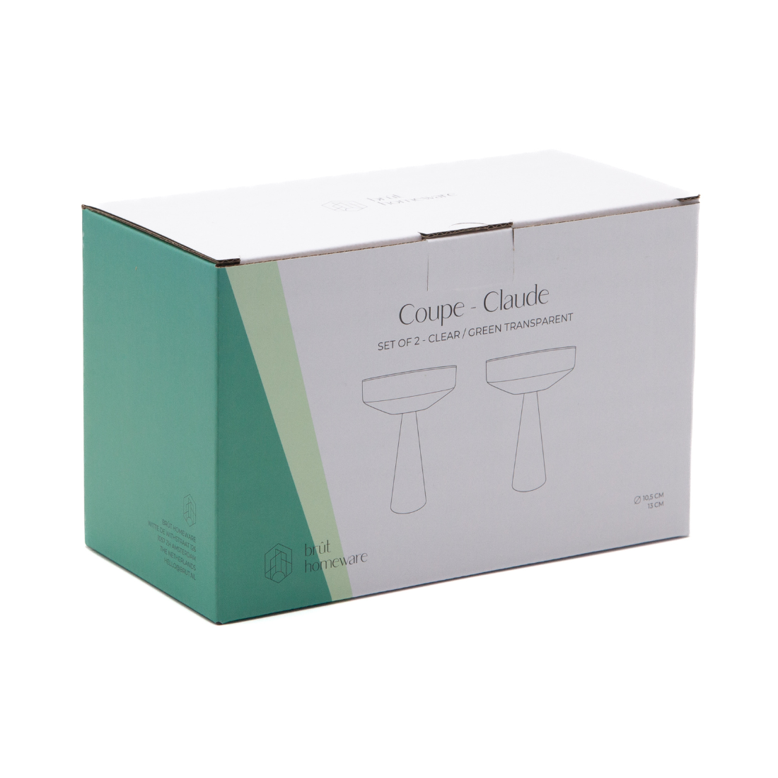 Champagne Coupe Claude | set van 2