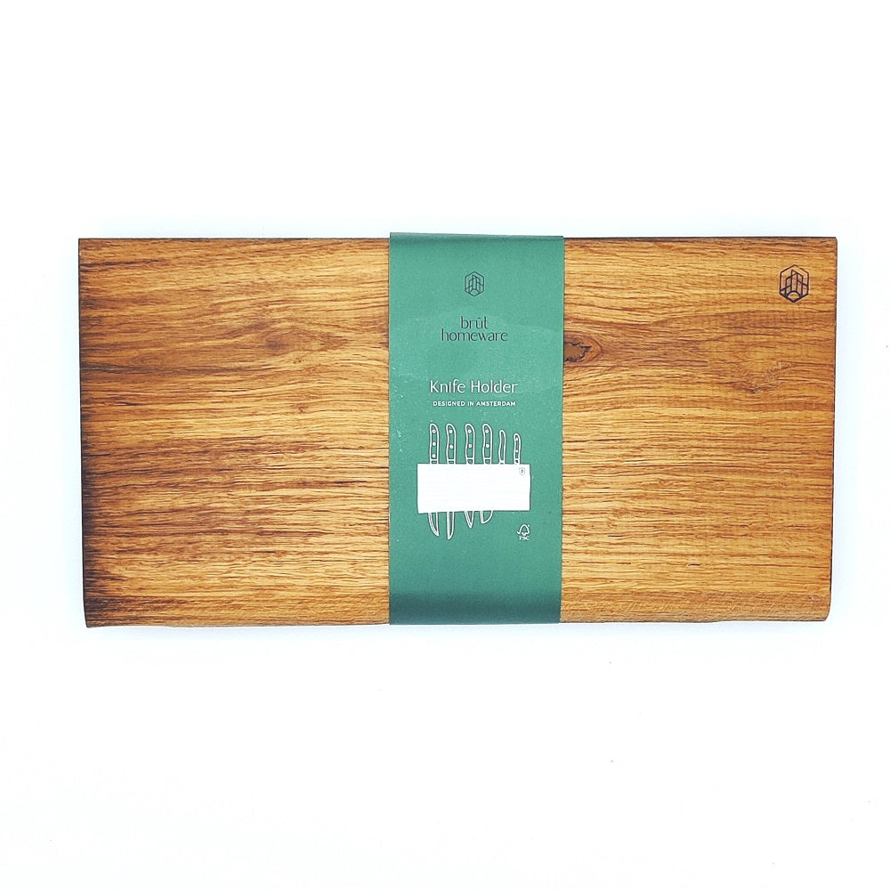 Wall-mounted knife holder | Oak