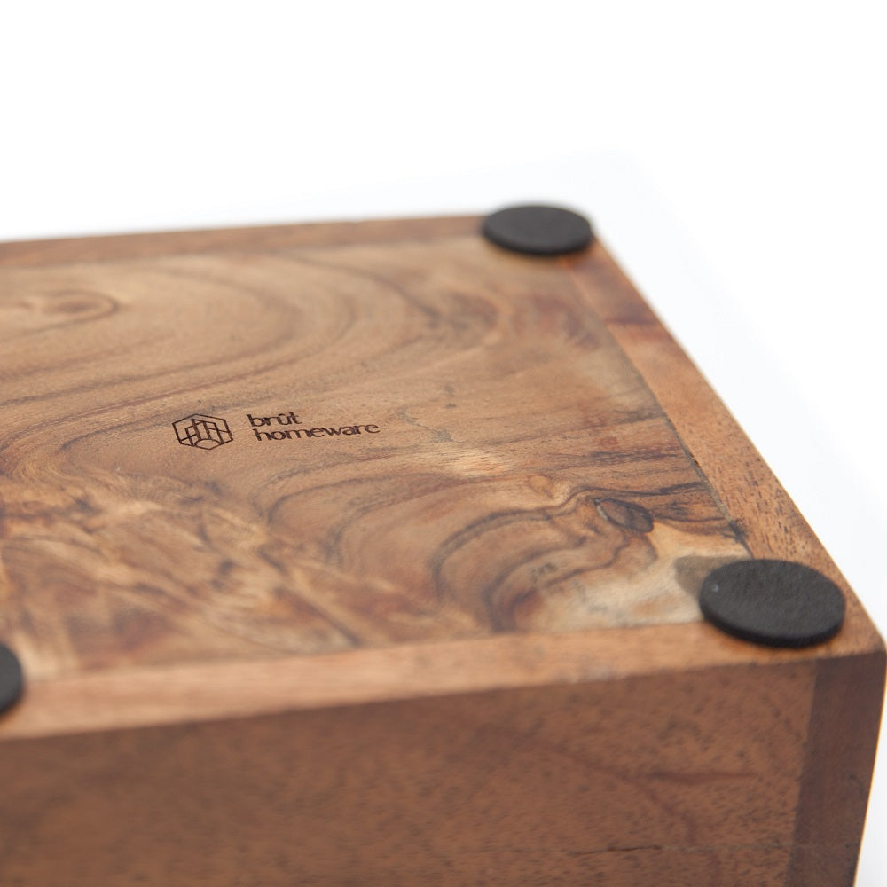 Wooden & Brass Knock Box | Knock Box