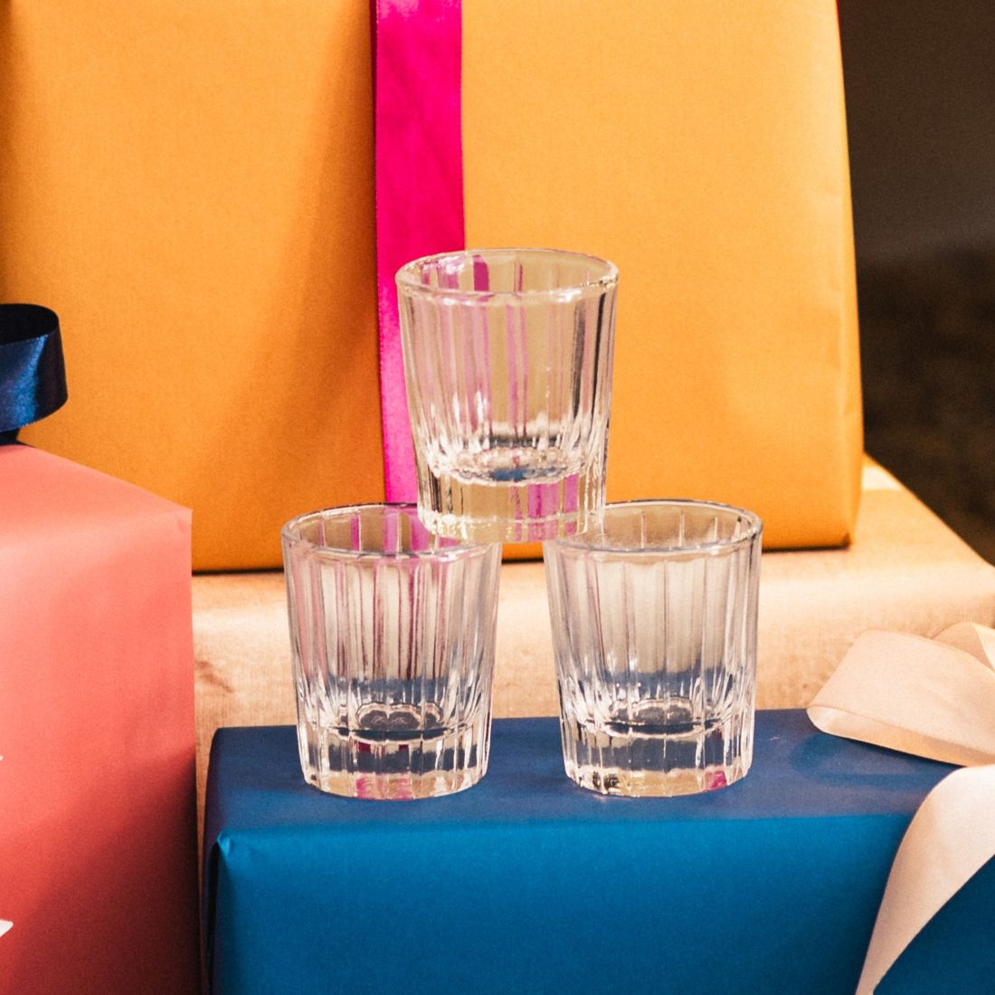 Espresso Glass Reed | Set of 6 | 7 CL | clear