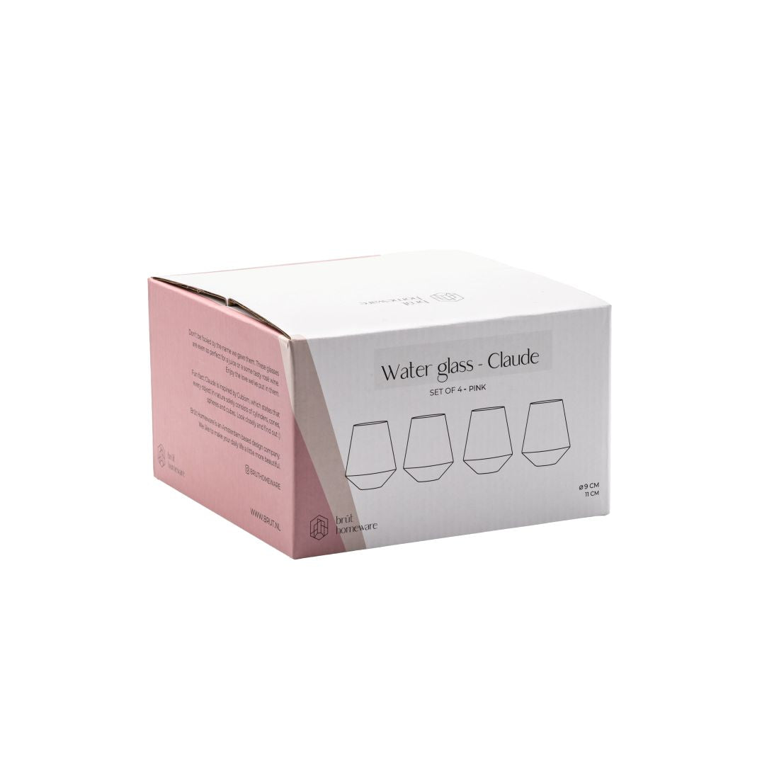 Waterglas Claude | Set van 4 | Wijnglas | 400ML
