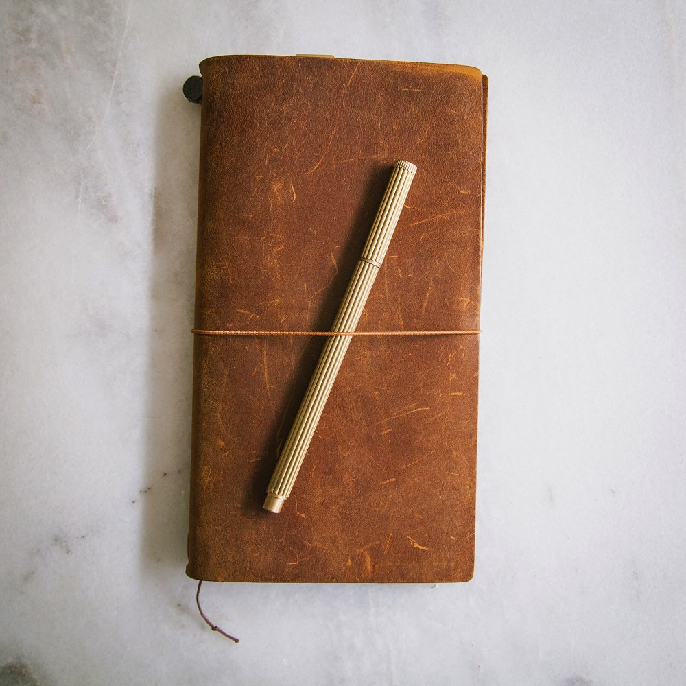 Messing pen Gestreept | Balpen