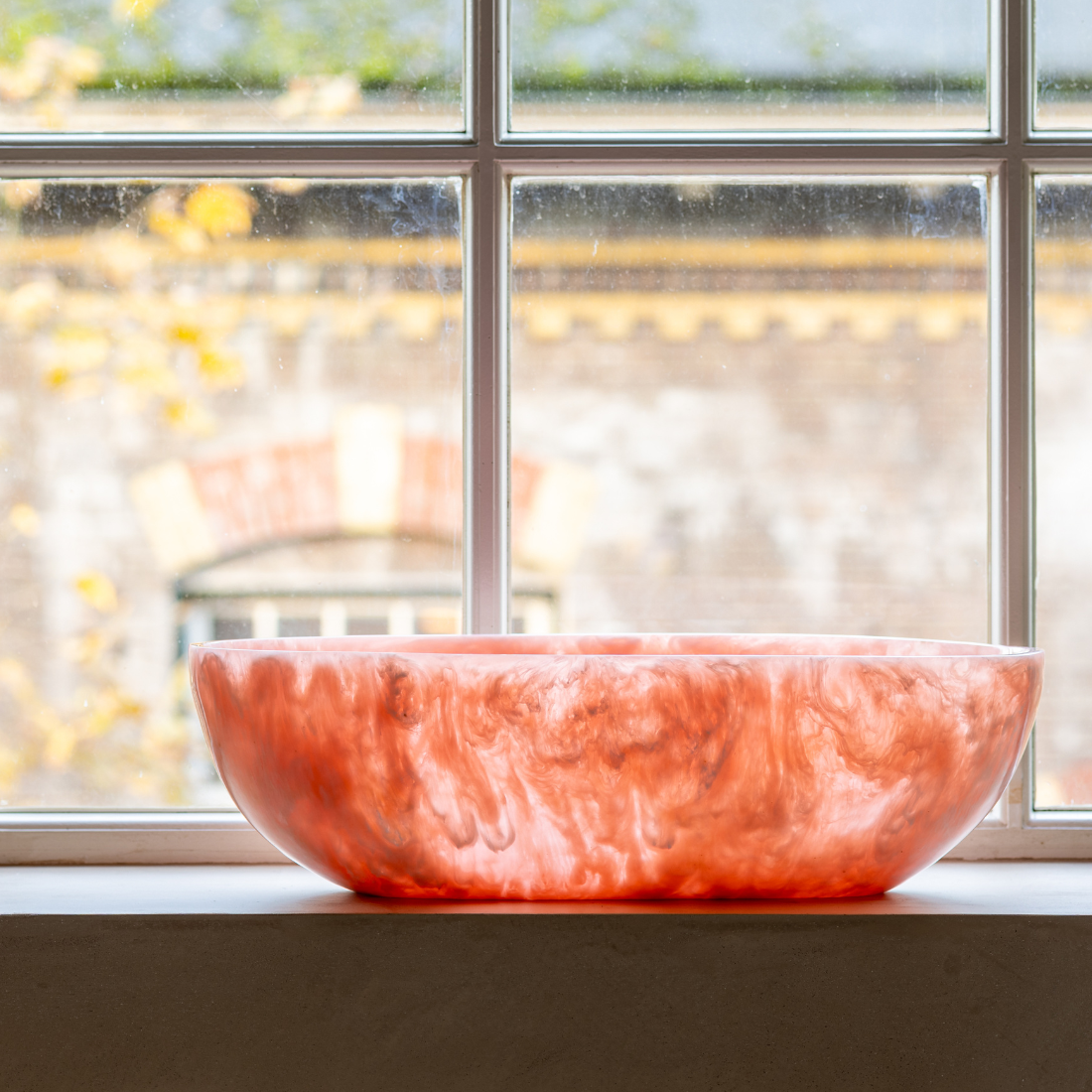 XXL Scale | Fruit Bowl | Peacock | Salmon