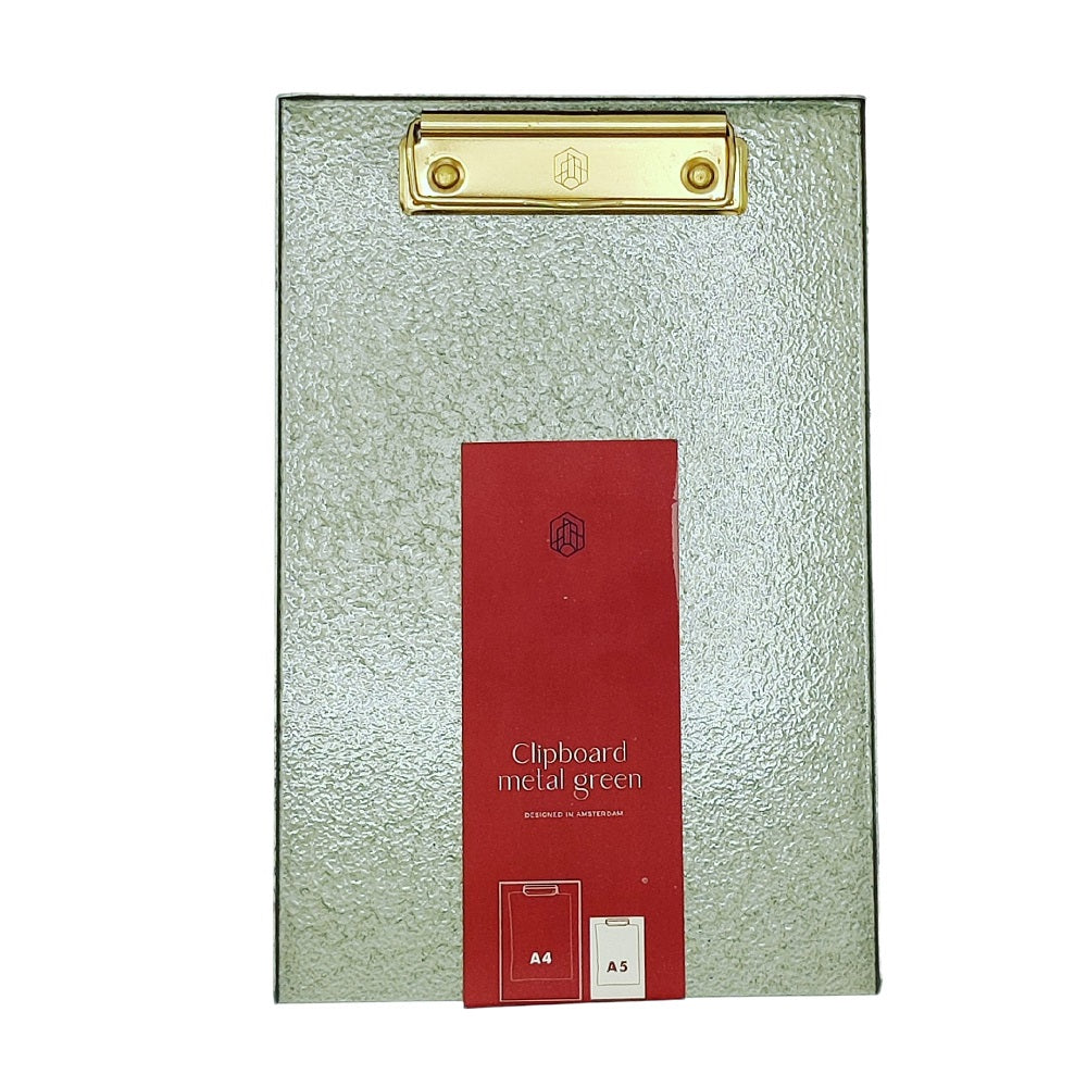 Klemmbrett | Menühalter Metall A5 | grün