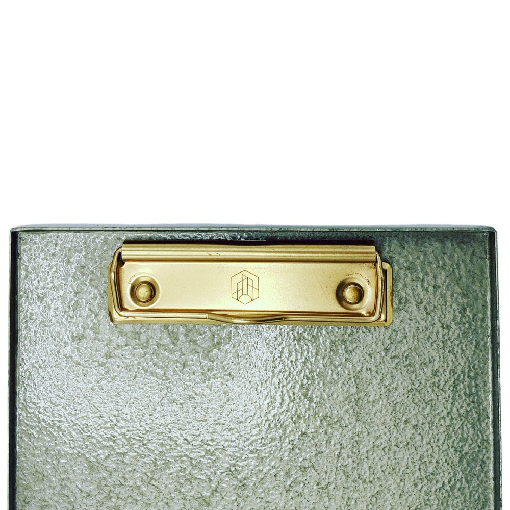 Klemmbrett | Menühalter Metall A5 | grün