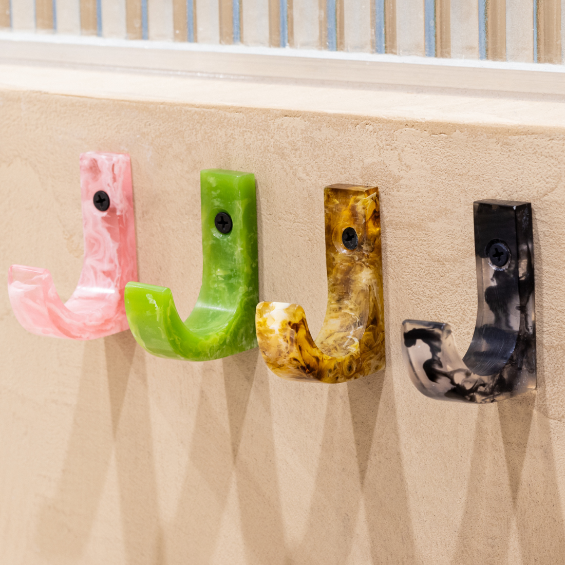 Garderobenhaken | Wandhaken | Pavone | 4er-Set