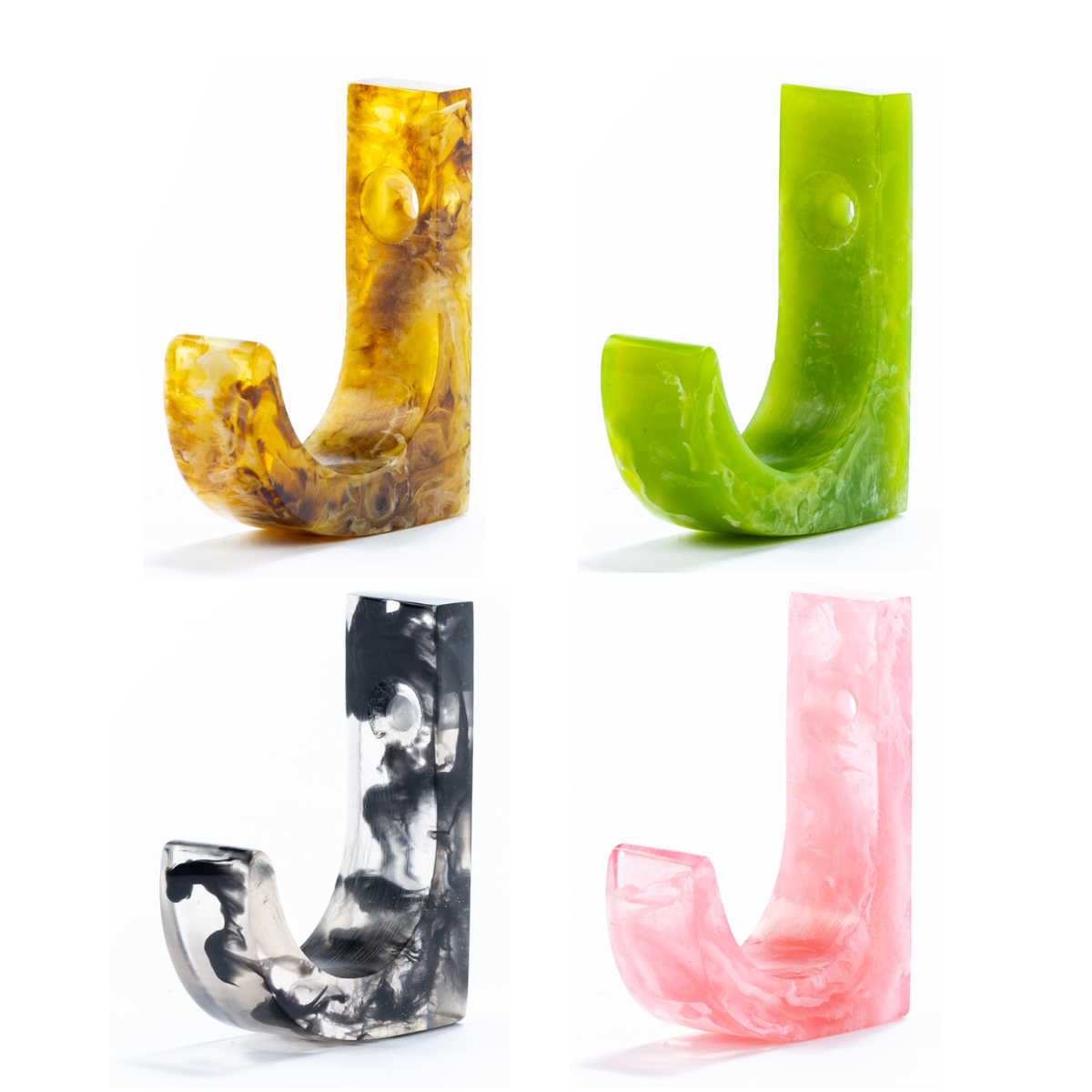 Garderobenhaken | Wandhaken | Pavone | 4er-Set