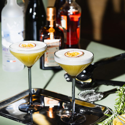 Cocktailglas Claude | Set van 2 | grijs