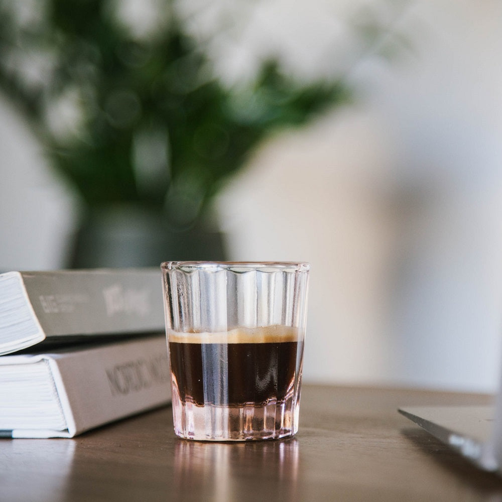 Espresso Glass Reed | Set of 6 | 7 CL | Pink