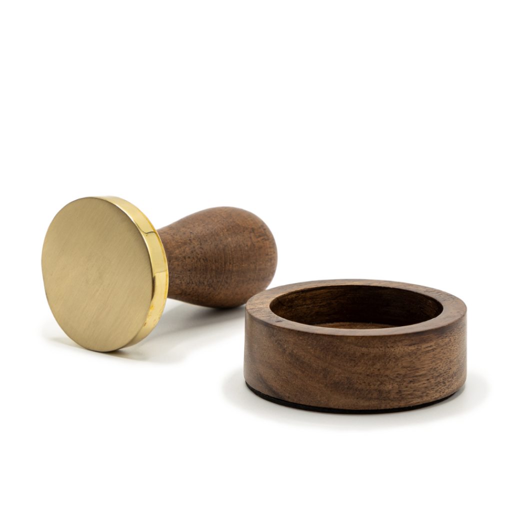 Espresso-Tamper mit Halter
