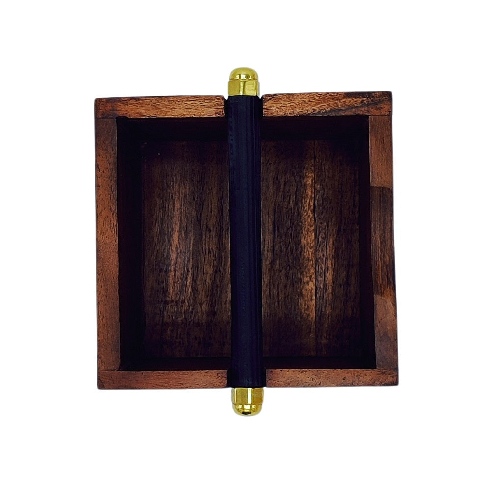 Uitklopbak hout & messing | Knock Box