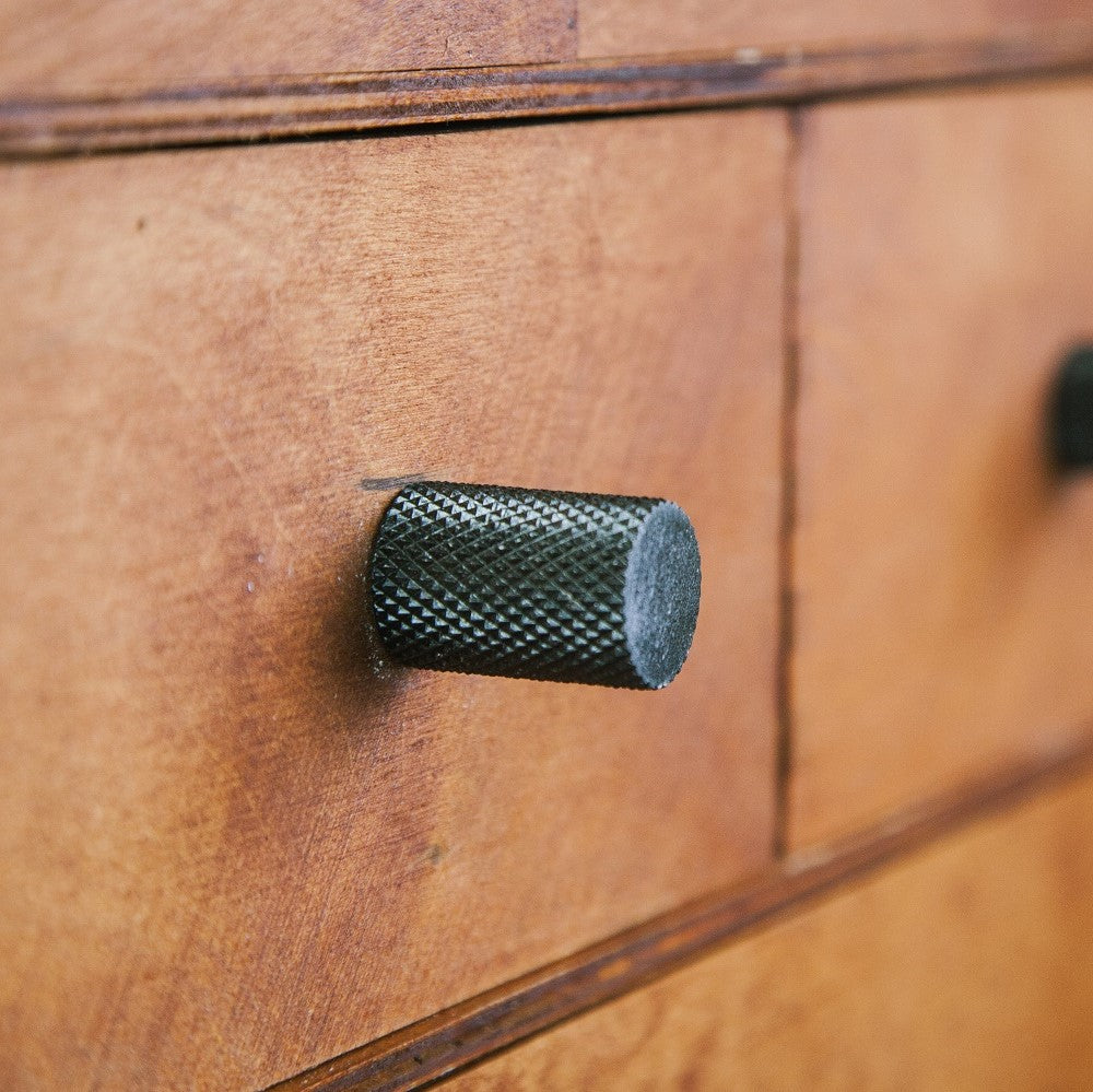 Furniture Knob Straight | Cabinet Knob | black nickel