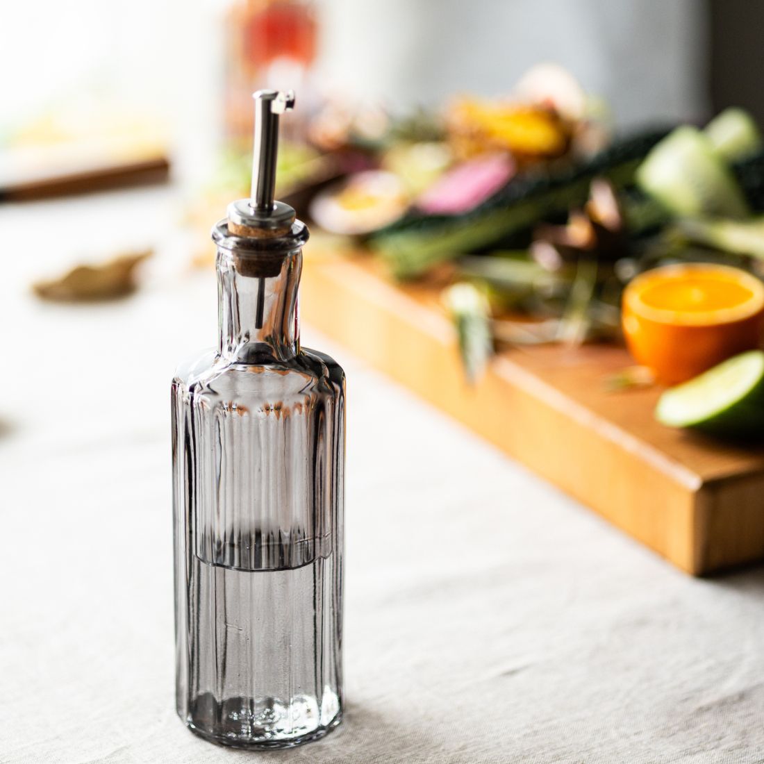 Oil Bottle Reed | Vinegar Bottle | 30 CL | grey