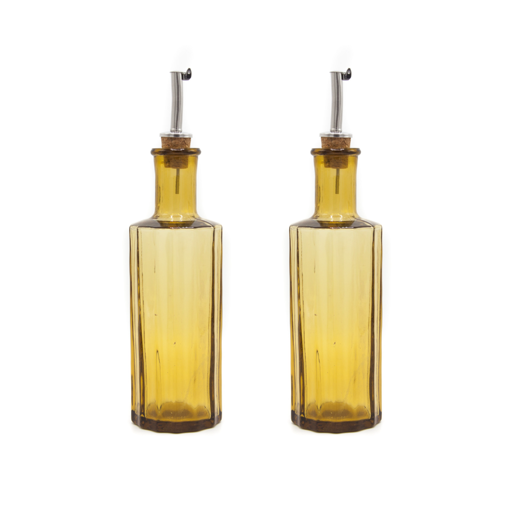 Oil and Vinegar Set Reed | Oil Bottle | 30 CL | Amber