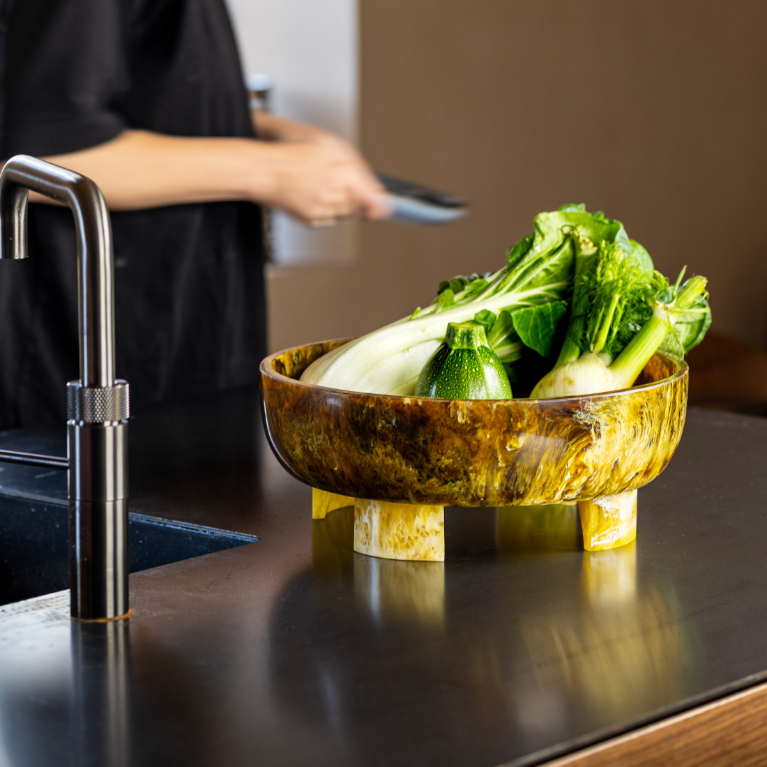 Salade Schaal | Fruitschaal | Pavone | Tijger
