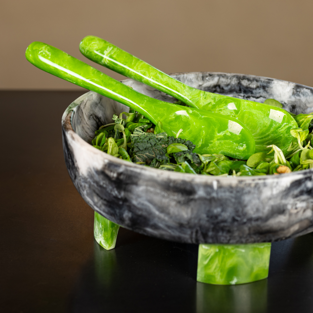 Salatbesteck | Salatbesteck | Pavone | Grün