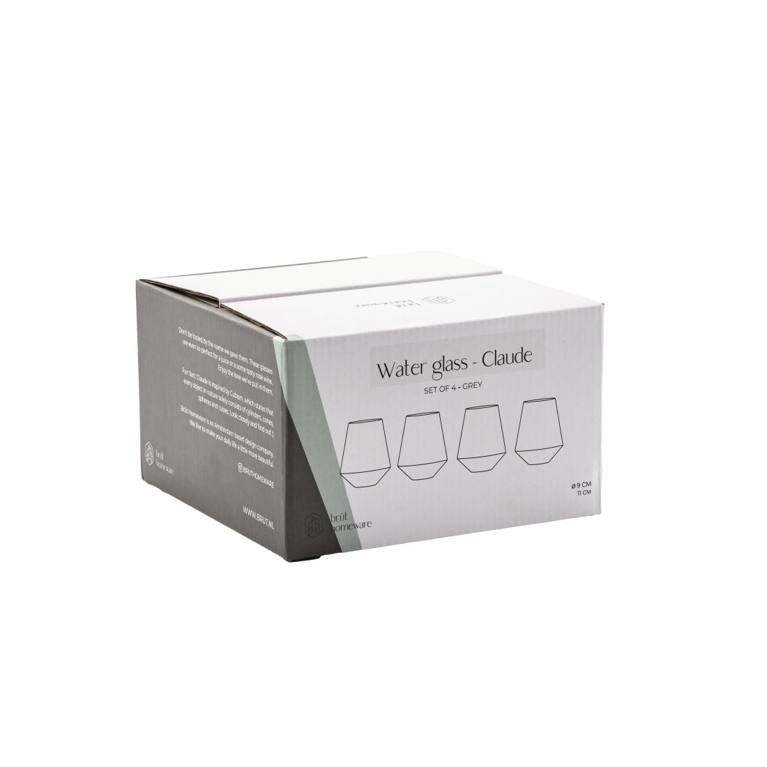 Waterglas Claude | Set van 4 | Wijnglas | 400ML